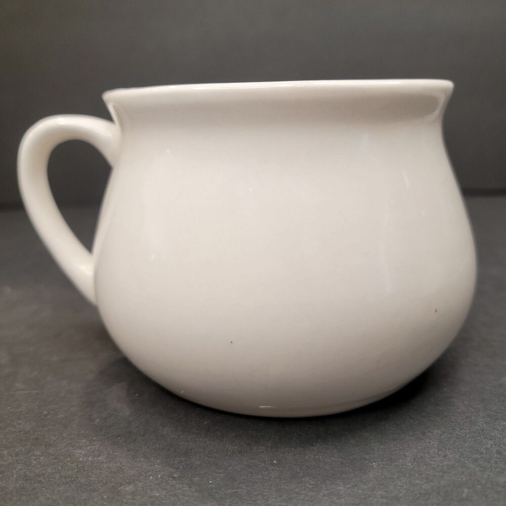 Vintage Ceramic Onion Soup Recipe Mug Bowl With Handle White - Picture 7 of 12